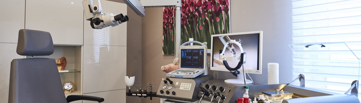 Behandlungsraum HNO-Praxis Dr. Weinzierl in Nürnberg