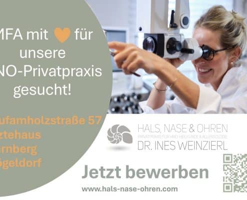 MFA gesucht - bewirb Dich jetzt, Anzeige HNO